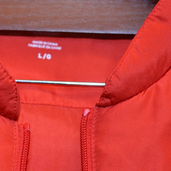 JOE FRESH Orange Vest SZ L - Picture 3 of 4
